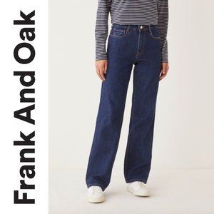 Frank and Oak / Marianne Relaxed Straight Jean / Dark Indigo / 24